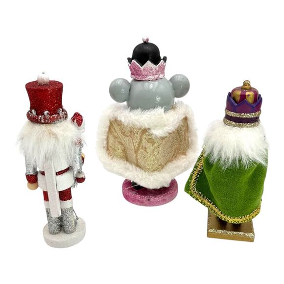 3 - Nutcrackers Mouse King Whimsical Bright Colored Range 5”- 7” EUC FAST SHIP - Picture 3 of 5